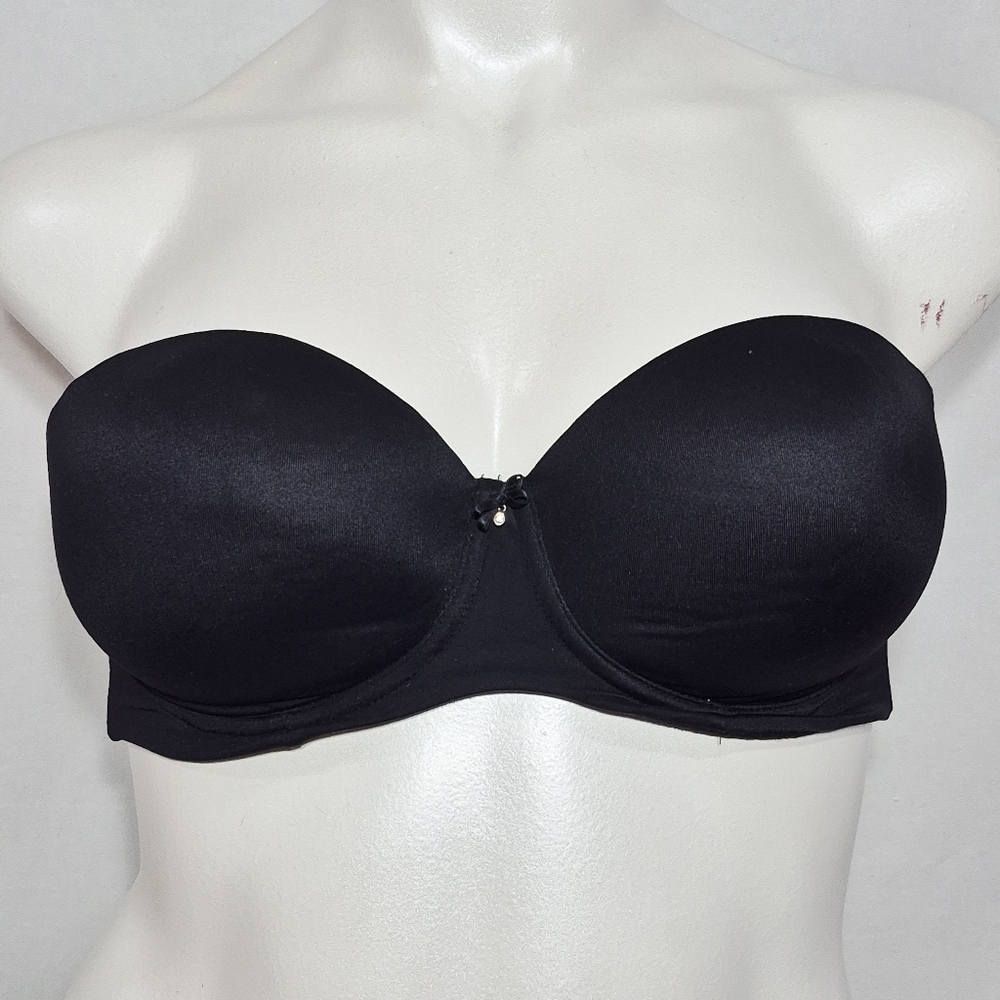 36DD Soma Embraceable Strapless Underwire Bra Black